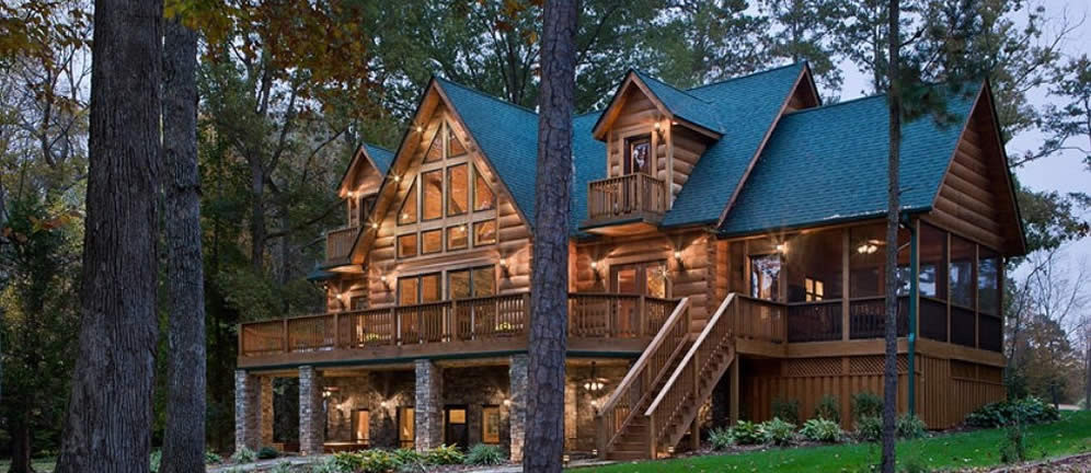 Custom Log Cabin Home Builder in North Carolina