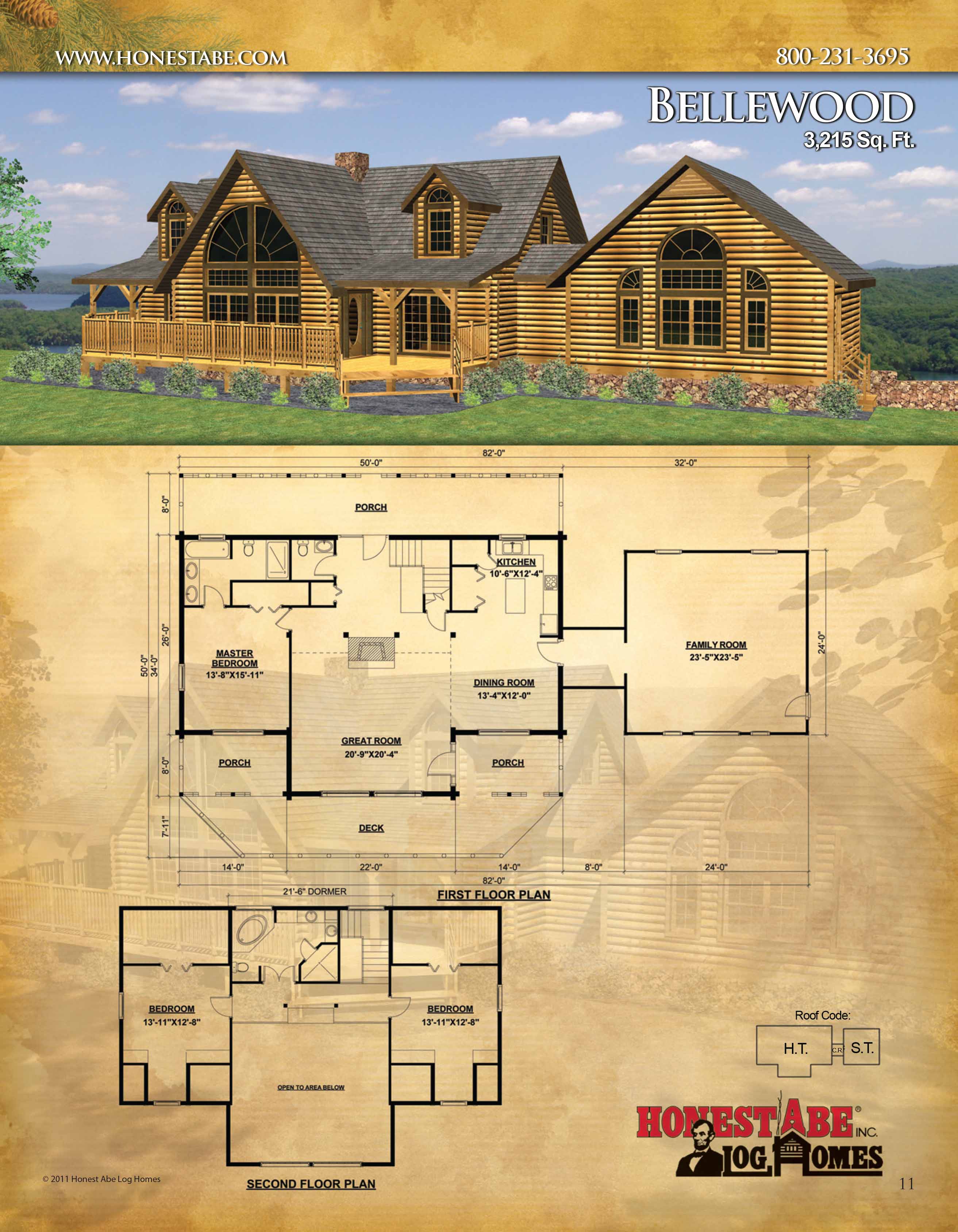 log home design plans