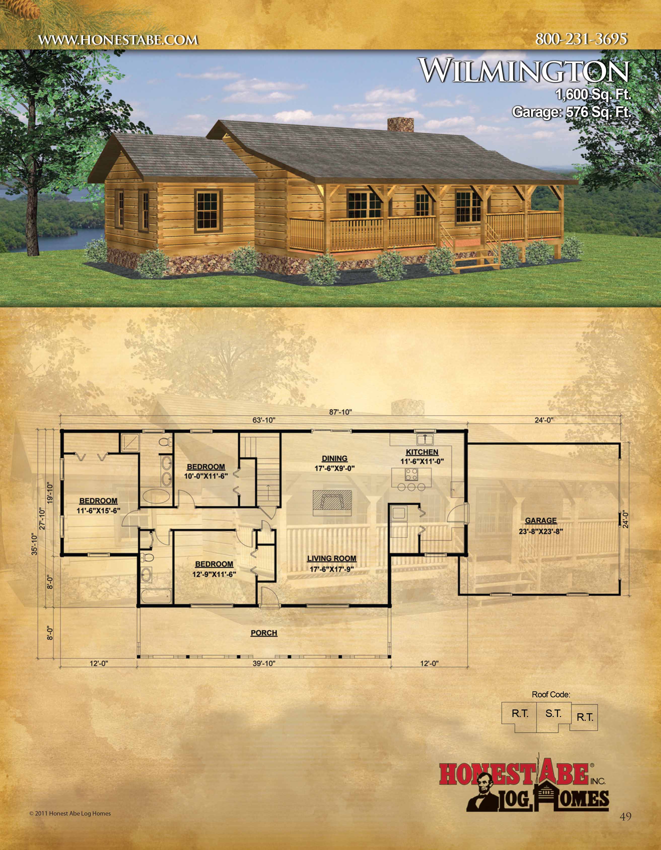 Browse Floor Plans For Our Custom Log Cabin Homes